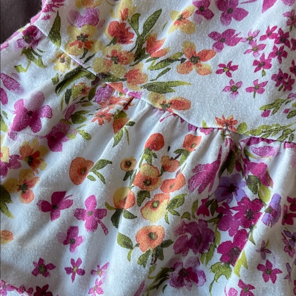 The Children's Place Floral Dress - Pink, Purple, Green - Picture 5 of 7